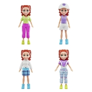 Imagine POLLY POCKET SET 2 PAPUSI SI ACCESORII 27 PIESE