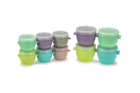 Imagine Set 10 recipiente Snap&Go, Melii – 6×59 ml + 4×118 ml