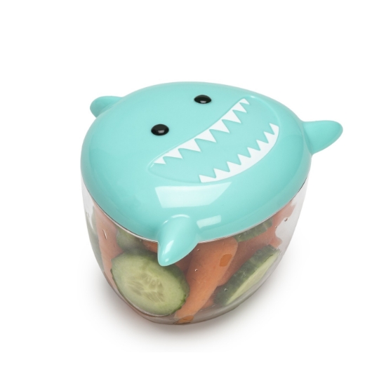 Imagine Recipient hrană bebe cu capac, Melii, model Rechin