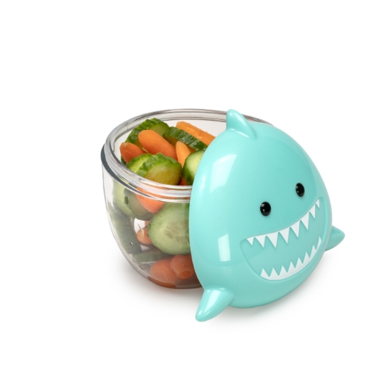 Imagine Recipient hrană bebe cu capac, Melii, model Rechin