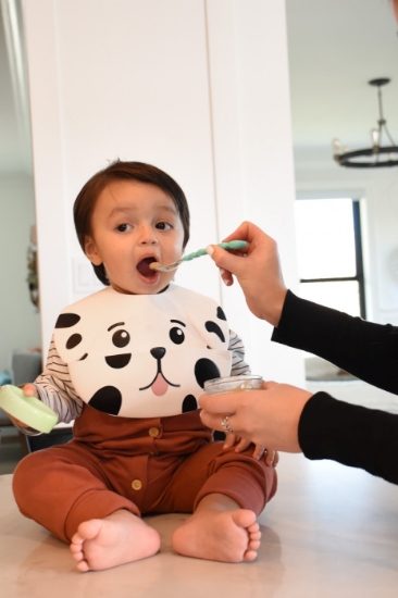 Imagine Bavetă din silicon Melii, model cățel