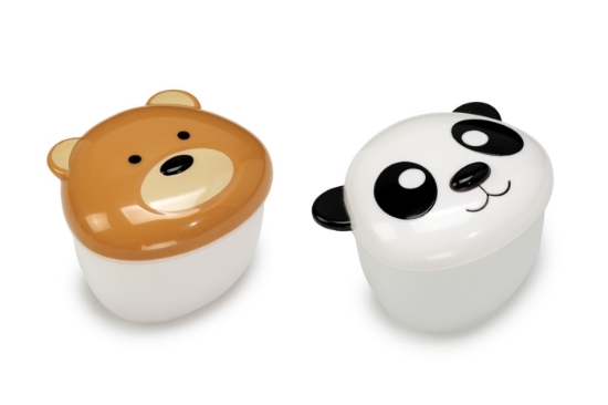 Imagine Set 2 recipiente hrană bebe, Melii, model Panda & Bea