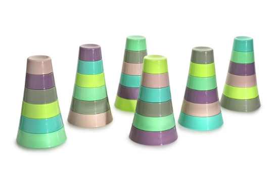 Imagine Set 6 recipiente hrană bebe, Melii, model Turn