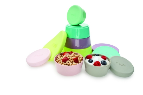 Imagine Set 6 recipiente hrană bebe, Melii, model Turn