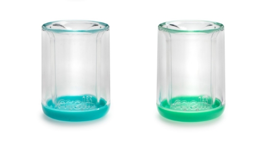 Imagine Set 2 pahare copii design interior urs, Melii, albastru & verde