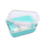 Imagine RECIPIENT STICLA 740 ML CU HUSA ANTIDERAPANTA SILICON MELII BLUE