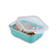 Imagine RECIPIENT STICLA 740 ML CU HUSA ANTIDERAPANTA SILICON MELII BLUE