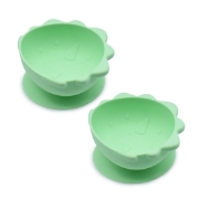 Imagine SET 2 CASTRONELE CU VENTUZA SILICON MELII MODEL DINOZAUR