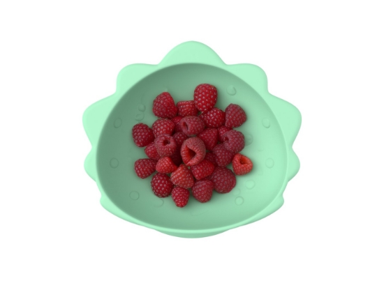 Imagine Set 2 castronele cu ventuză silicon Melii model dinozaur