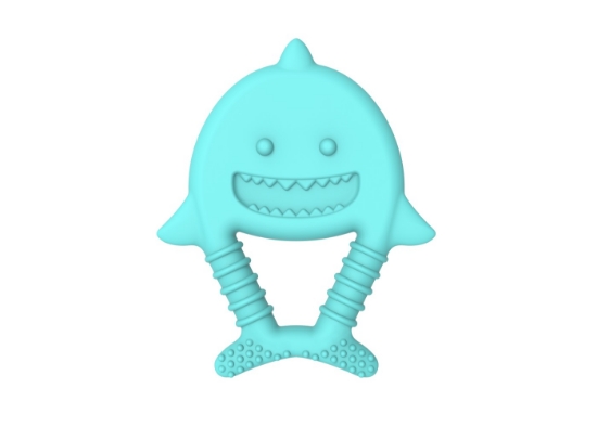 Imagine Set 2 jucării dentiție silicon Melii model dino + rechin