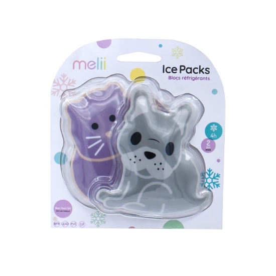 Imagine SET 2 PACHETE GEL TERMIC MELII MODEL BULLDOG PISICA