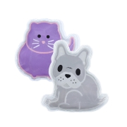 Imagine SET 2 PACHETE GEL TERMIC MELII MODEL BULLDOG PISICA