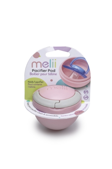 Imagine Suport pentru depozitare suzetă Melii, Biluță Pink & Grey