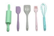 Imagine SET 5 PIESE MINI USTENSILE BAKING, MELII, COLORATE