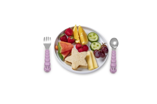 Imagine Set 4 tacâmuri colorate, Melii, model Pisică & Bulldog