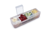 Imagine Cutie snack cu 4 compartimente, Melii, roz