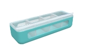 Imagine Cutie snack cu 4 compartimente, Melii, Blue