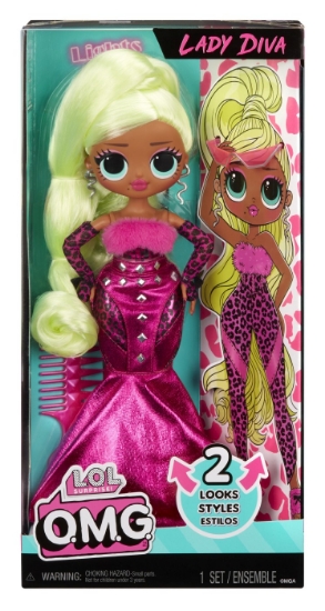 Imagine L.O.L. SURPRISE! OMG LADY DIVA PAPUSA FASHIONISTA CU ACCESORII