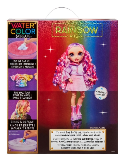 Imagine RAINBOW HIGH WATERCOLOR CREATE PAPUSA OCHI MOV