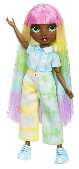 Imagine RAINBOW HIGH WATERCOLOR CREATE PAPUSA OCHI VERZI