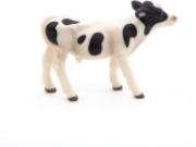 Imagine PAPO FIGURINA VITEL ALB CU NEGRU