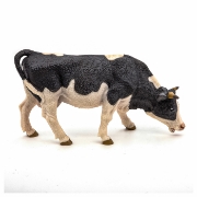 Imagine PAPO FIGURINA VACA ALB CU NEGRU
