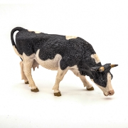 Imagine PAPO FIGURINA VACA ALB CU NEGRU