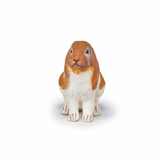 Imagine PAPO FIGURINA IEPURE CU URECHI LASATE