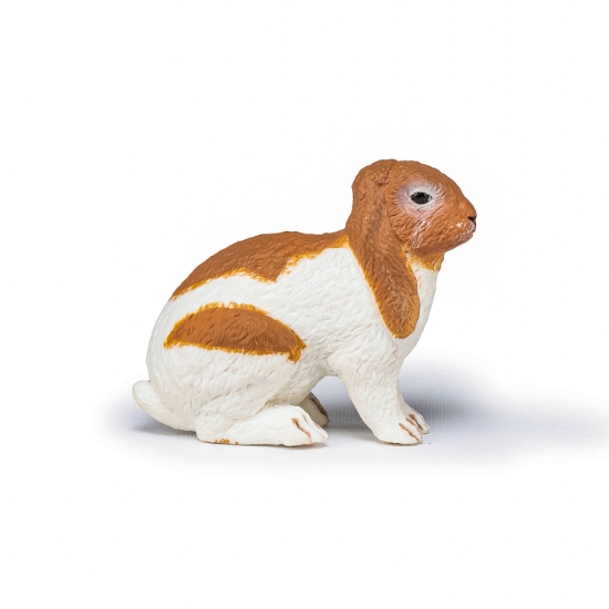 Imagine PAPO FIGURINA IEPURE CU URECHI LASATE