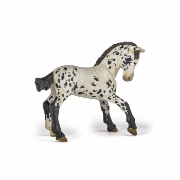 Imagine PAPO FIGURINA MANZ APPALOOSA NEGRU