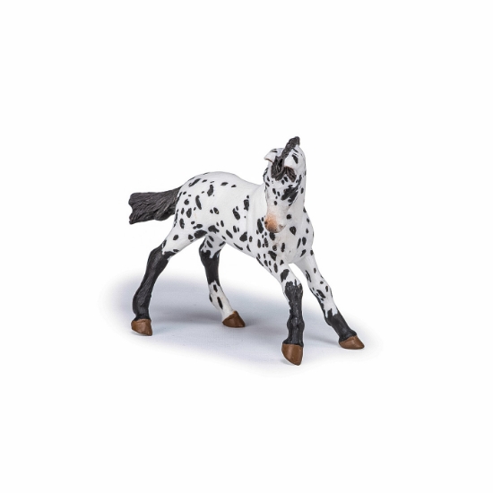 Imagine PAPO FIGURINA MANZ APPALOOSA NEGRU