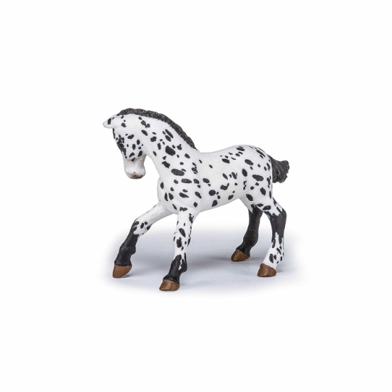 Imagine PAPO FIGURINA MANZ APPALOOSA NEGRU