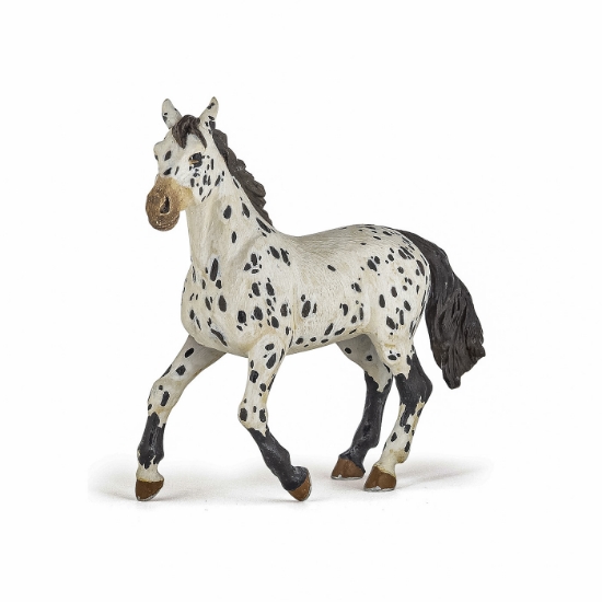 Imagine PAPO FIGURINA IAPA APPALOOSA NEAGRA