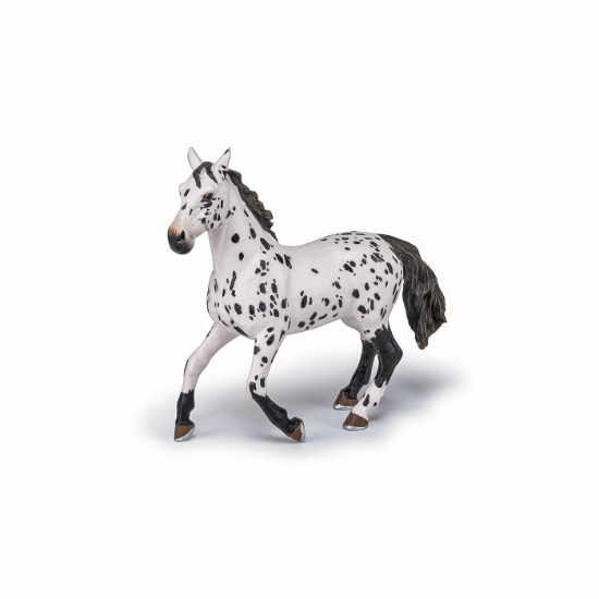 Imagine PAPO FIGURINA IAPA APPALOOSA NEAGRA