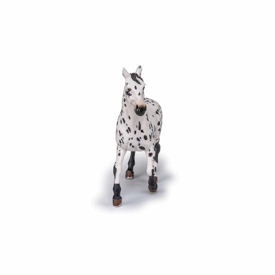 Imagine PAPO FIGURINA IAPA APPALOOSA NEAGRA