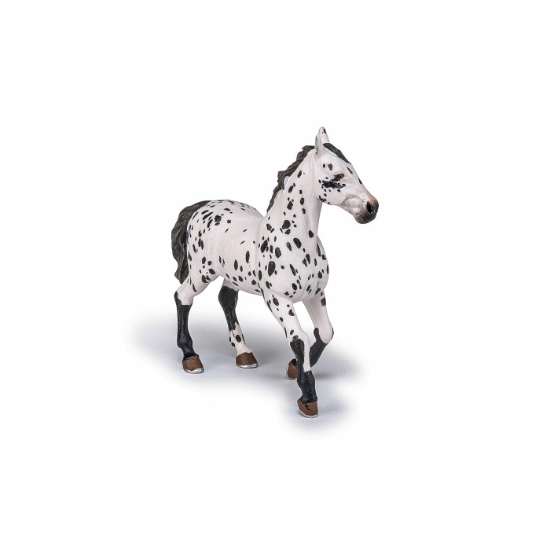 Imagine PAPO FIGURINA IAPA APPALOOSA NEAGRA