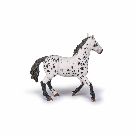 Imagine PAPO FIGURINA IAPA APPALOOSA NEAGRA