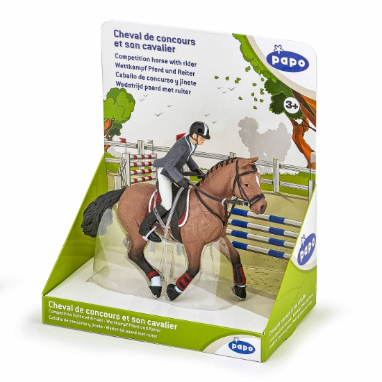 Imagine PAPO FIGURINA CAL COMPETITIE CU JOCHEU