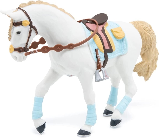 Imagine PAPO FIGURINA CAL DE ECHITATIE BLEU