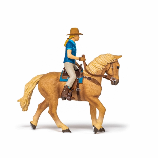 Imagine PAPO FIGURINA SET COWGIRL (VACARITA) PE CAL USA