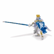 Imagine PAPO FIGURINA REGE CU BLAZON DRAGON albastru