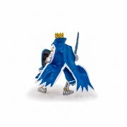 Imagine PAPO FIGURINA REGE CU BLAZON DRAGON albastru