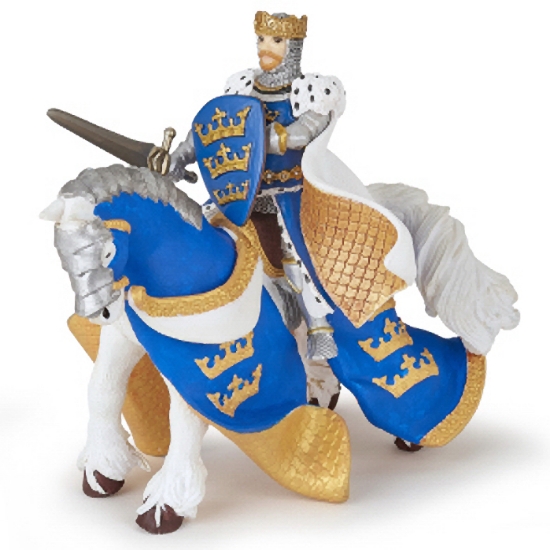Imagine PAPO FIGURINA REGELE ARTHUR BLEU