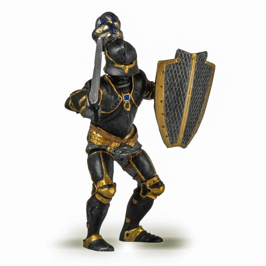 Imagine PAPO FIGURINA CAVALER IN ARMURA NEAGRA