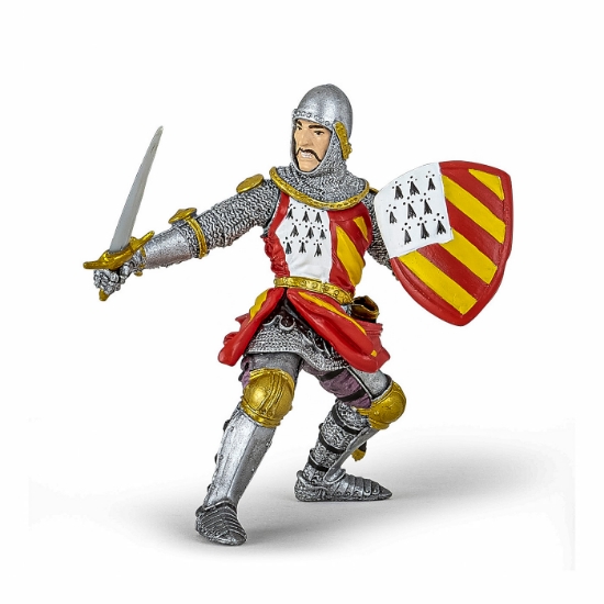 Imagine PAPO FIGURINA CAVALER IN TURNIR