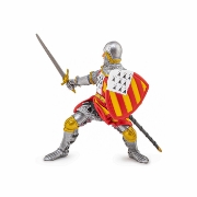 Imagine PAPO FIGURINA CAVALER IN TURNIR
