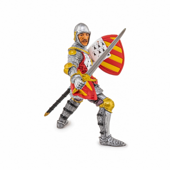 Imagine PAPO FIGURINA CAVALER IN TURNIR