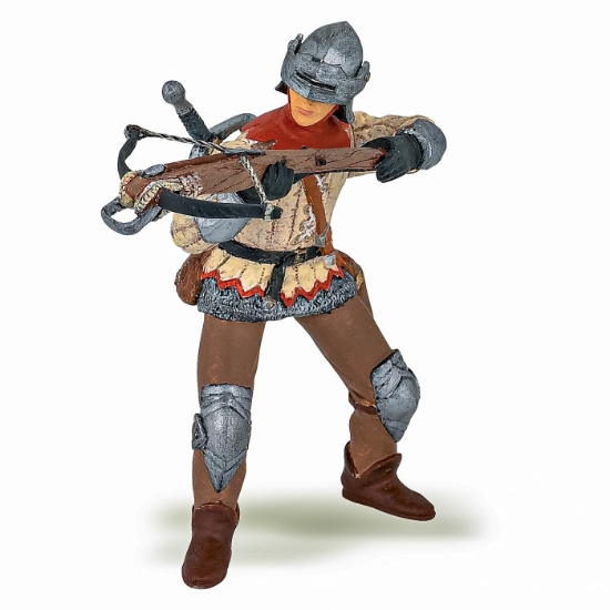 Imagine PAPO FIGURINA CAVALER CU ARBALETA ROSU