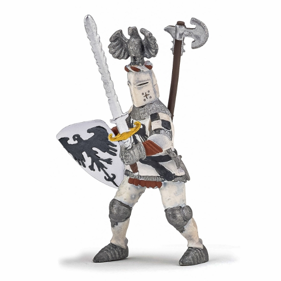 Imagine PAPO FIGURINA CAVALER CU PENE ALB