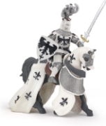 Imagine PAPO FIGURINA CAVALER CU PENE ALB